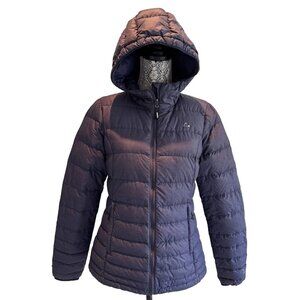 Paradox Women's Medium Purple Duck Down Puffer Lightweight Full Zip Jacket